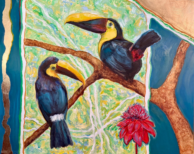 The Flirtation ~ 24x30